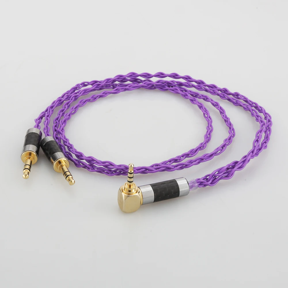 HiFi Cable with 2 5mm Trrs Balanced Male Compatible with Hifiman ANANDA ah d7200 d5200 Headphones with dual 3 5mm male