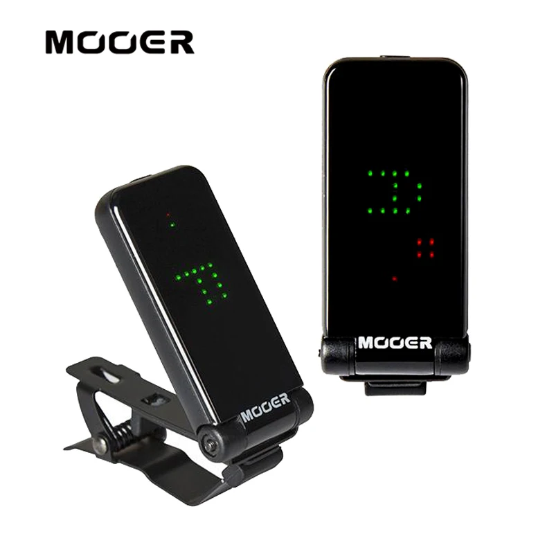 MOOER CT-01, быстрая и точная настройка, высокоточный хроматический ЖК-дисплей, гитарный тюнер для бас-гитары