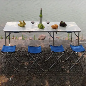 

Home Use Aluminum Alloy Folding Table White JS22