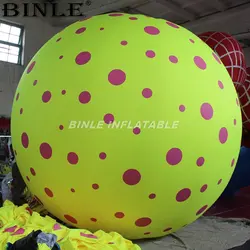 Светодиод украшения сцены надувной подвесной мяч, изменение цвета надувные светильники воздушный шар для продажи