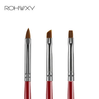 

ROHWXY Acrylic Nail Polish Pen For Painting Nail Brushes For Nails Manicure Nail Dust Cleaning Brushes For Nail Art Design Tools