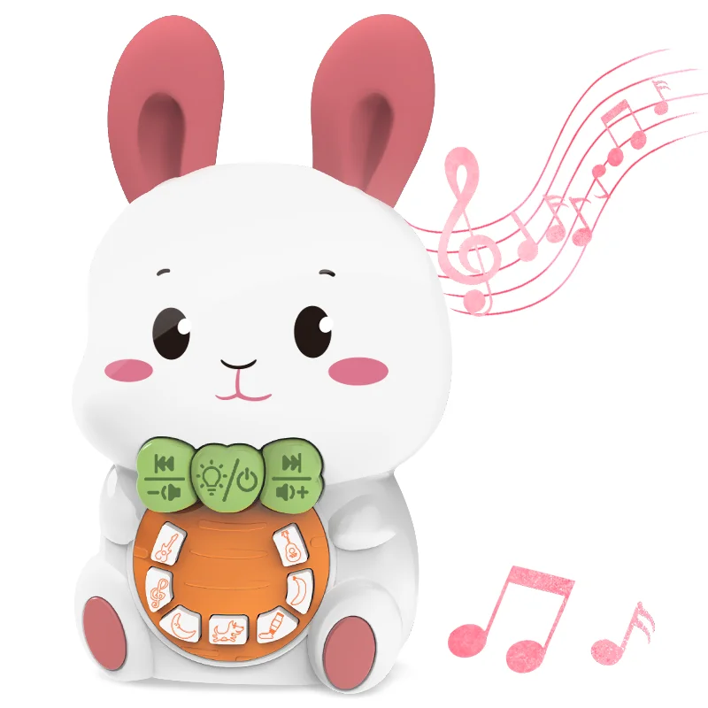 Hochet De Lit Pour Bebe Jouet En Forme De Lapin Telephone Anglais Musique Mobile Dessin Anime Poussette Education Nouveau Ne De 18 Mois Enfant En Bas Age Aliexpress