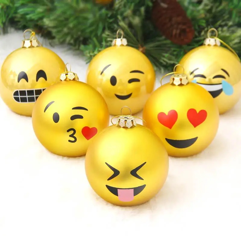 Adornos Navidad Natal 8cm Ball Ornaments For Christmas Tree Decorations Christmas Decoration For Home