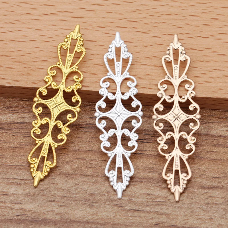 20pcs-15x57mm-Gold-Plated-Brass-Hollow-Out-Flowers-Filigree-Wraps-Connectors-Charm-DIY-Hand-Made-Jewelry (2)