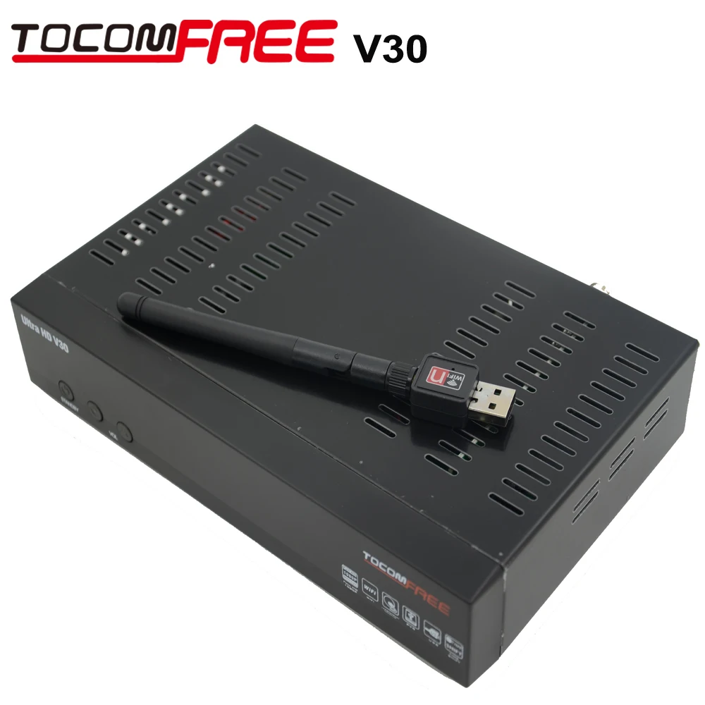 DVB-S2 Tocomfree V30 Ultra HD спутниковый ТВ приемник Поддержка Newcam Cccam JB200 турбо 8PSK тюнер автоматическое преобразование PAL/NTSC