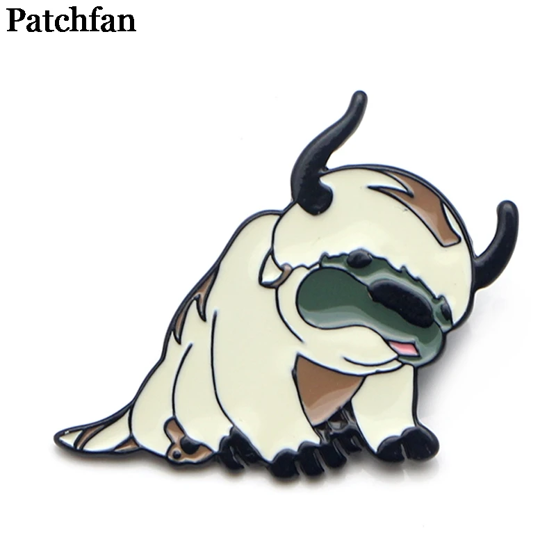 Patchfan Аватар мультфильм momo цинка для галстука рюкзак одежда броши мужчин и женщин