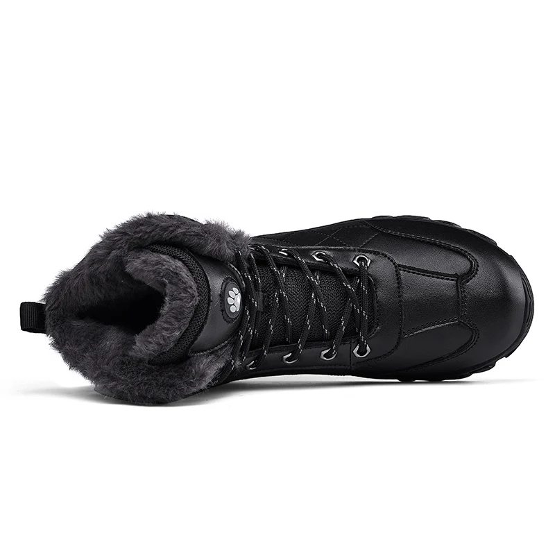 Мужские хлопковые ботинки с высоким берцем г. Зимняя Теплая мужская зимняя обувь из бархата простая уличная повседневная мужская прогулочная обувь большого размера