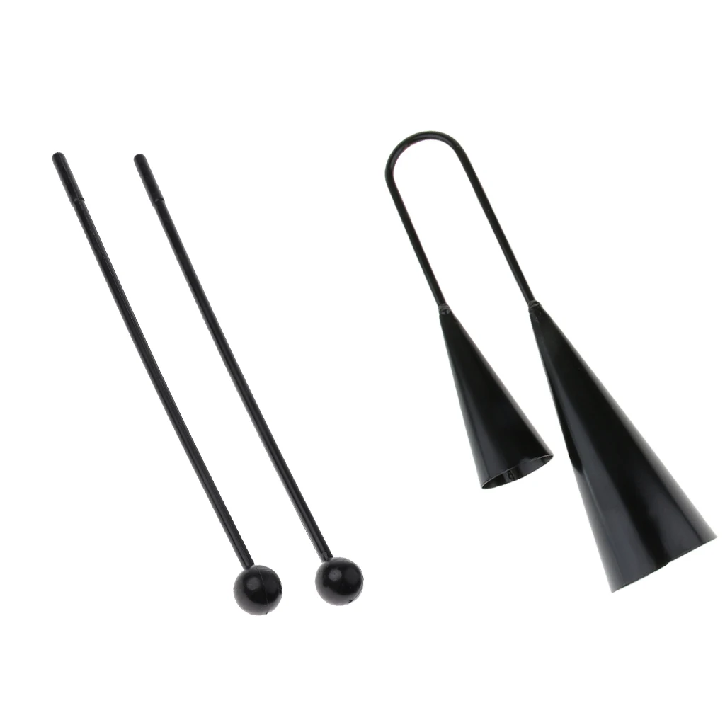Металлический двойной гусиный эхолот Cowbell+ 1 пара ксилофон молоток палочки венчики