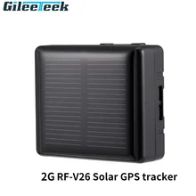 Mini traceur GPS solaire 2G RF V26 étanche IP66, plate forme de site web Animal/application mobile pour consulter la localisation 