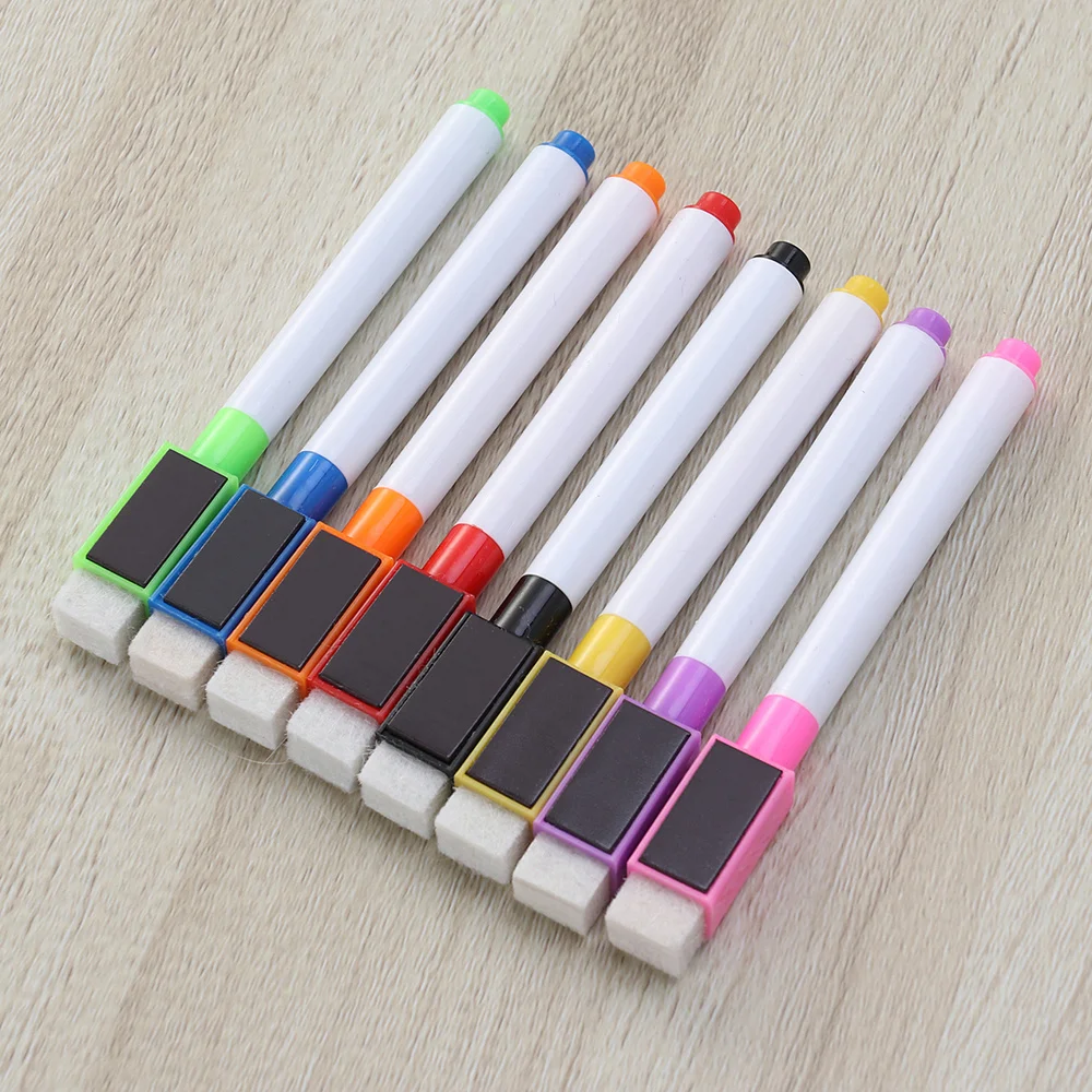 magnetic whiteboard magnetic dry erase board dry erase whiteboard 8PCS Portable Multi-Functional for Fridge Chalk Pens