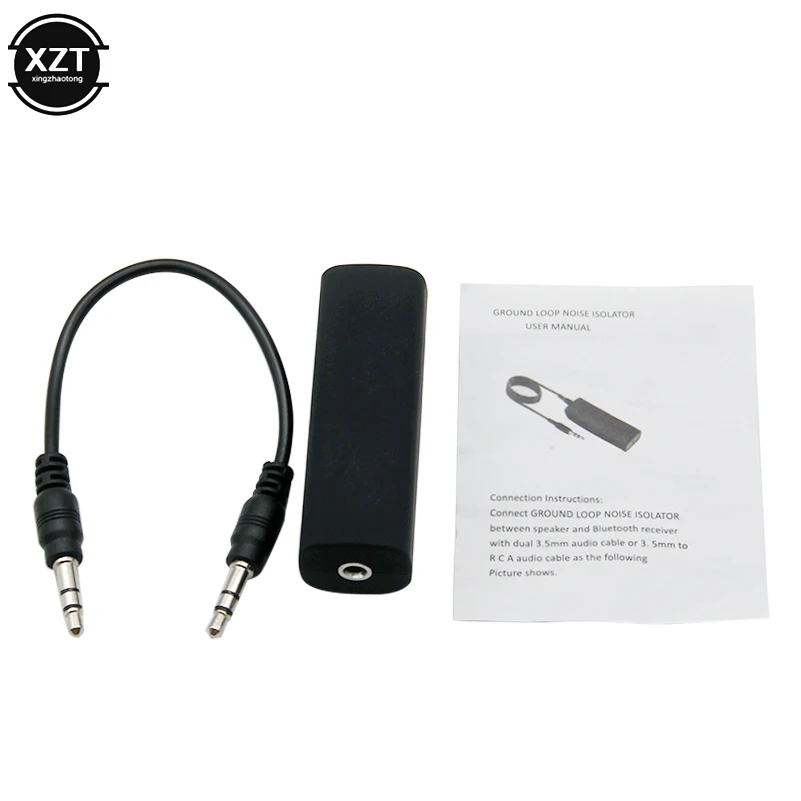 Ground Loop Noise Isolator Audio Noise Filter Car Stereo Accessories 3.5mm Cable For Car Audio Home Stereo