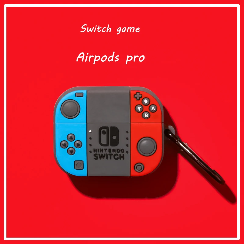 Чехол nintendo Switch для AirPods Pro, чехол с 3D милым рисунком, силиконовый защитный чехол для AirPods 3, аксессуары для беспроводной гарнитуры
