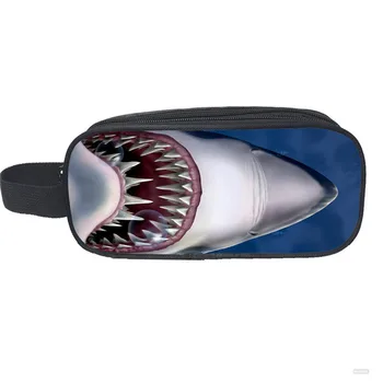 

Shark Boy Girl Cartoon Cosmetic bag new Pouches Children Student Pen Bag Kids Purse Wallet Storage Box Fashion Pencil case