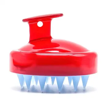 

Head Massage Brush Soft Hair Scalp Brush Washing Comb Brush Silicone Shampooing Massage Brush Beauty Tool