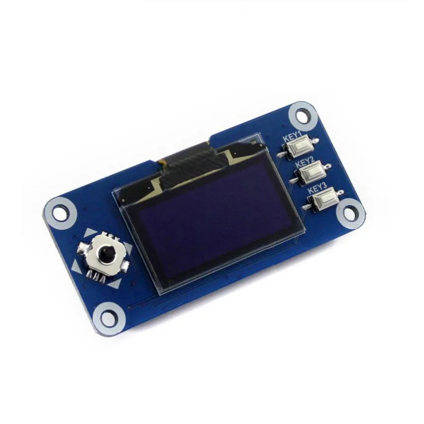 AiSpark 1,3 дюймовый oled-дисплей шляпа для Raspberry Pi 2B/3B/3B+/Zero W, 128x64 пикселей, SPI, igc интерфейс, встроенный контроллер