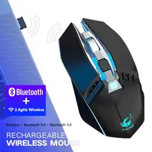 Для X5/Беспроводная игровая мышь, перезаряжаемая батарея 500 мА/ч, беспроводная оптическая мышь с Bluetooth, регулируемые уровни dpi для портативных ПК