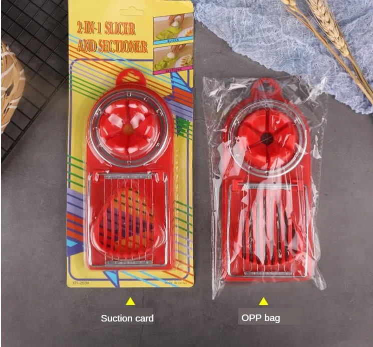 Cut-Egg Open Egg Slicer Orange Peel Splitter Egg Multi-functional Household Cut Preserved Egg Useful Product