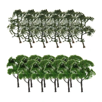 

20Pcs Model Tree Park Train Railroad Scenery LAYOUT DIORAMAS 1/75 1/50