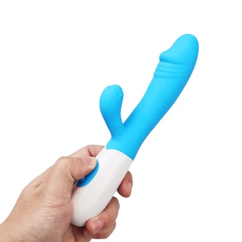 G-Spot Rabbit Vibrator for Women Dual Vibration Silicone Dildo Female Vagina Clitoris Massager Waterproof Sex Toys for Adult 18 2