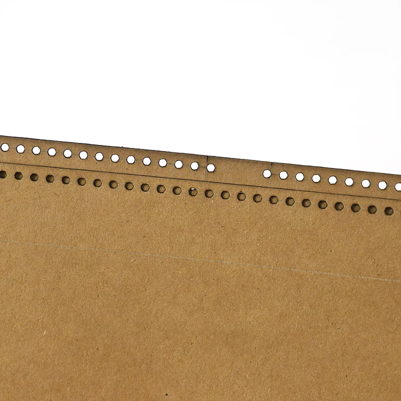 1 Набор твердых крафт-бумаги трафареты для DIY кожа ручной работы мужской деловой клатч сумка швейный узор 20 см* 13 см* 3 см
