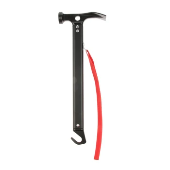 

LIGHTWEIGHT STAKE MALLET HEAVY DUTY STEEL SHAFT CAMPING TENT PEG HAMMER