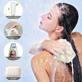 

Exfoliating Face Body Wash Cloths Towel Soft Weave Bath Cloth Exfoliating Scrub Cloth Massage for Women Man