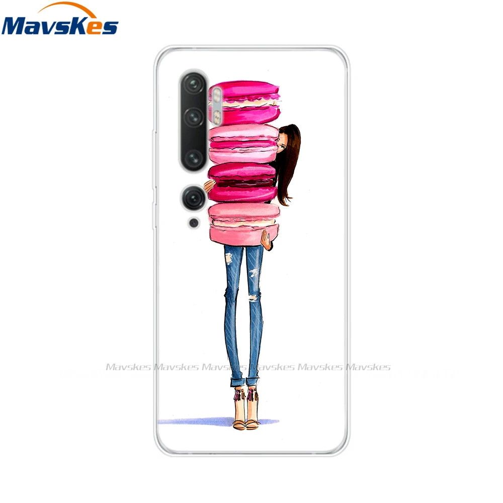 xiaomi leather case cover For Xiaomi Mi 10 Pro Case Silicone Soft Phone Cases for Xiaomi Mi 10 Case TPU Cover Mi 10 Pro Coque Mi10 Cases Shell Fundas Capa xiaomi leather case card Cases For Xiaomi