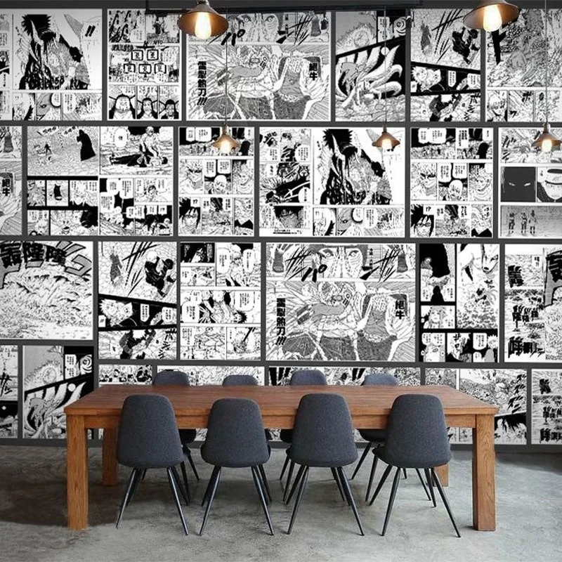 Japanese popular anime 21x30cm 20/30/40pcs self adhesive wall stickers