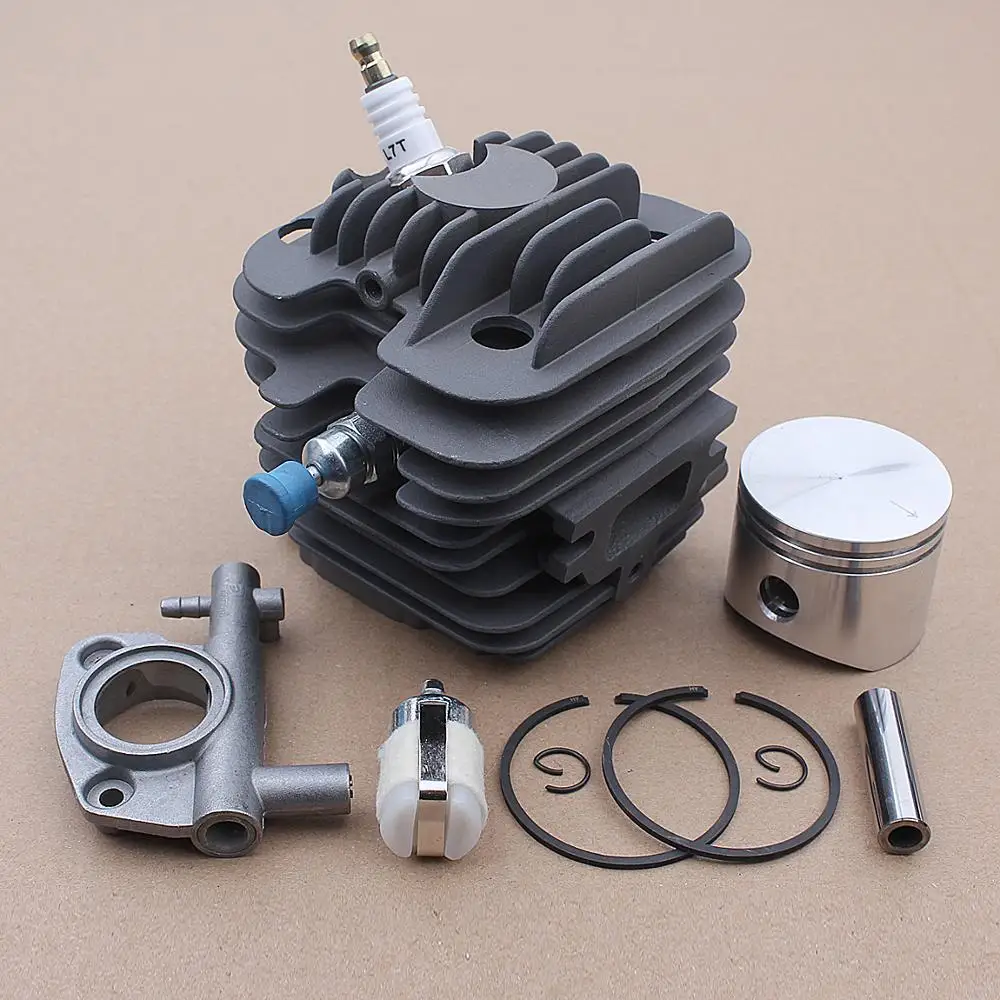 US $53.43 45mm Cylinder Piston Pin Oil Pump Kit For OleoMac 952 Master Chainsaws Part Spark Plug 50082012