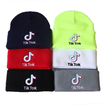 

2021 Wool Hat Tik-Tok Simple Fur Beanies Party Hat Colorful Keep Warm Outdoor Windproof Hip Hop Hat Christmas Autumn Winter Gift