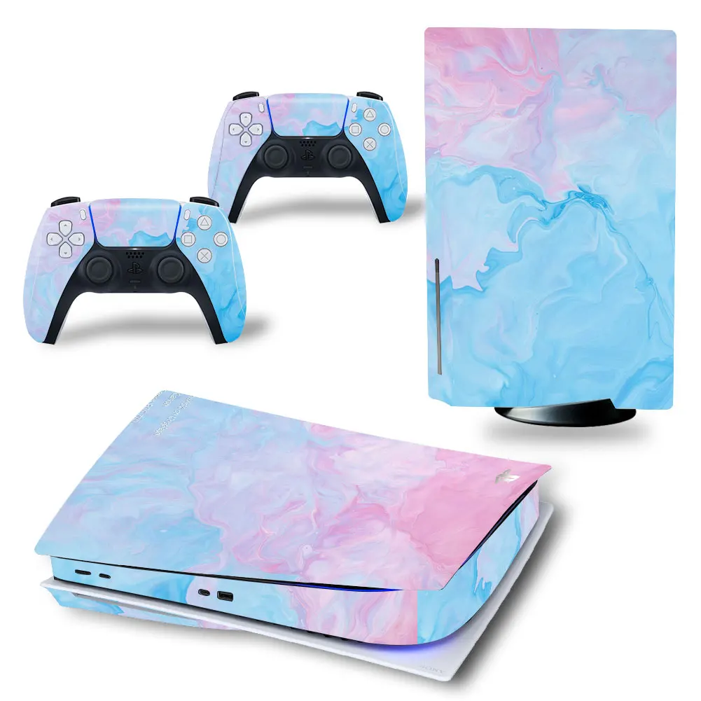 New Sticker For PlayStation 5 Controller Disk Skin Sticker Decal Cover for PS5 Console and 2 Controllers PS5 Disk Skin Sticker