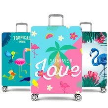 Защитный эластичный чехол для чемодана на заказ, пылезащитный чехол для багажа для путешествий, утолщенный защитный чехол для багажа с воздушным слоем