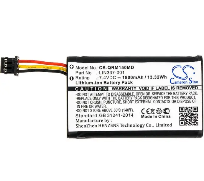 cameron sino 1800mah battery for Q CORE 15029-000-0001 15031-000-0001 15032-000-0001 15033-000-0001 15038-043-0001 15039-000-001