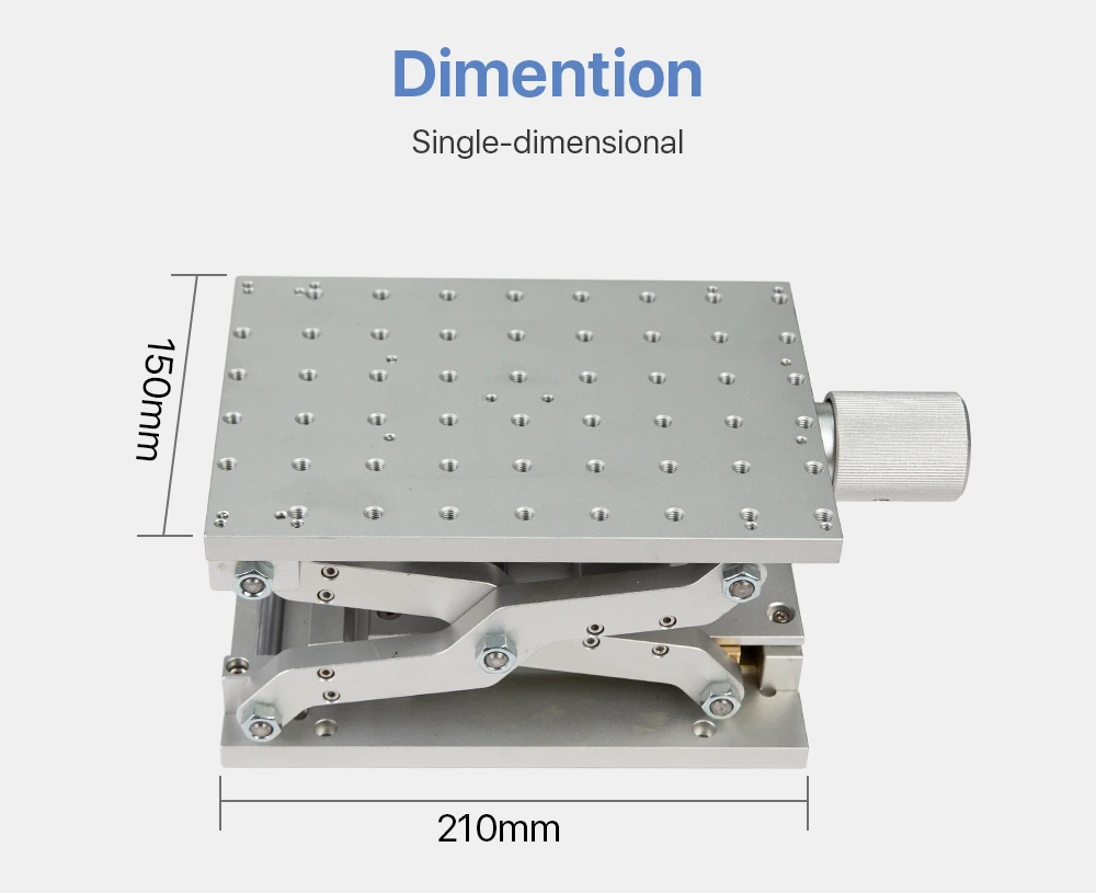Cloudray 1 Ось подвижный стол 210*150 мм рабочий размер Z ось стол портативный чехол для шкафа DIY часть для лазерной гравировки