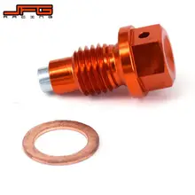 Motorcycle CNC Magnetic Oil Drain Plug Bolt For KTM SX SXF EXC EXCF EXCR XC XCW XCF 125 150 200 250 350 450 530 SMR SMC Duke