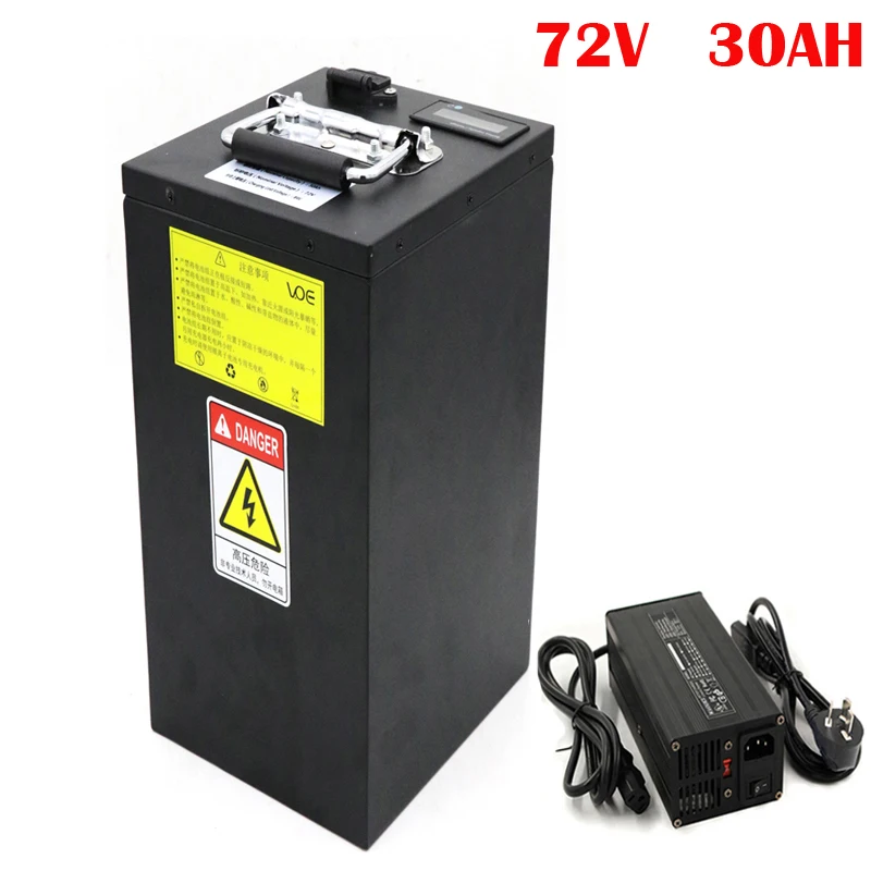 

No taxes 72V 30Ah Electric Citycoco Battery Lithium ion Battery 72V 2800W Electric Scooter Akku with Charger
