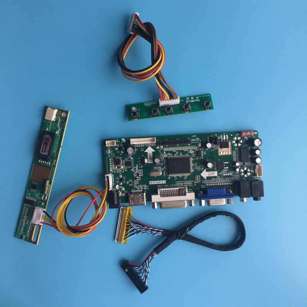 Комплект для LP154WP1 TLA1 30pin 15," дисплей сигнала VGA Панель плата контроллера драйвер экрана DVI HDMI 1 лампы LVDS 1440X900
