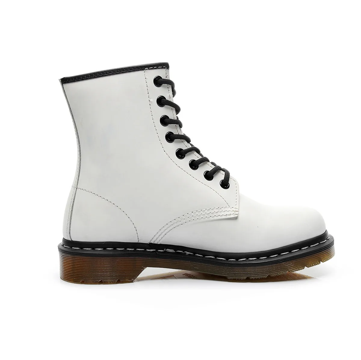 Мужские и женские кожаные ботильоны белые мотоциклетные ботинки уличные рабочие