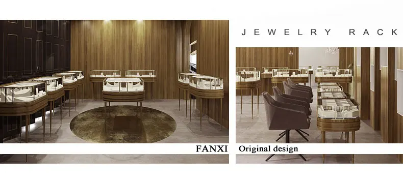 FANXI 2 шт. твердая деревянная подставка для демонстрации колец 12 слотов кольцо держатель с микрофиброй вставка бежевый и темно-серый шкатулка для украшений кольцо Органайзер