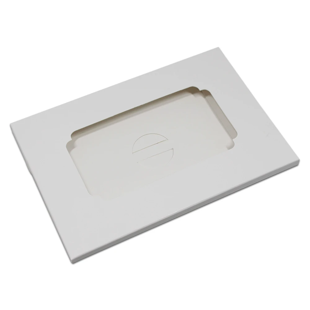  25pcs/Lot Paperboard Postcard Package Box Hollow Design Photos Invitation Cards Packing Gifts Box W - 4000600381619