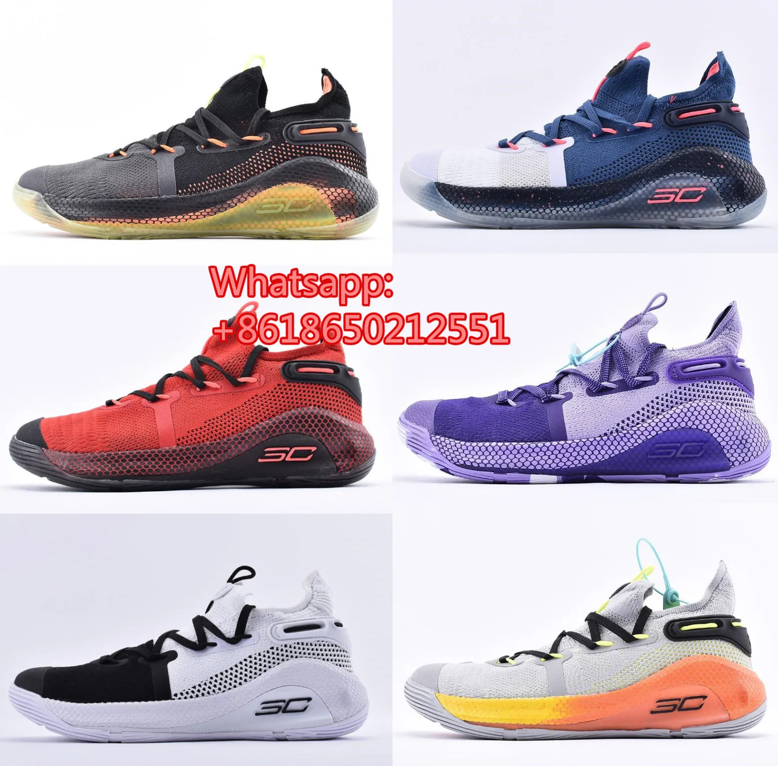 Карри 6 Баскетбольные кроссовки с высоким верхом zapatillas hombre Deportiva кроссовки с подушками Размер 40-45