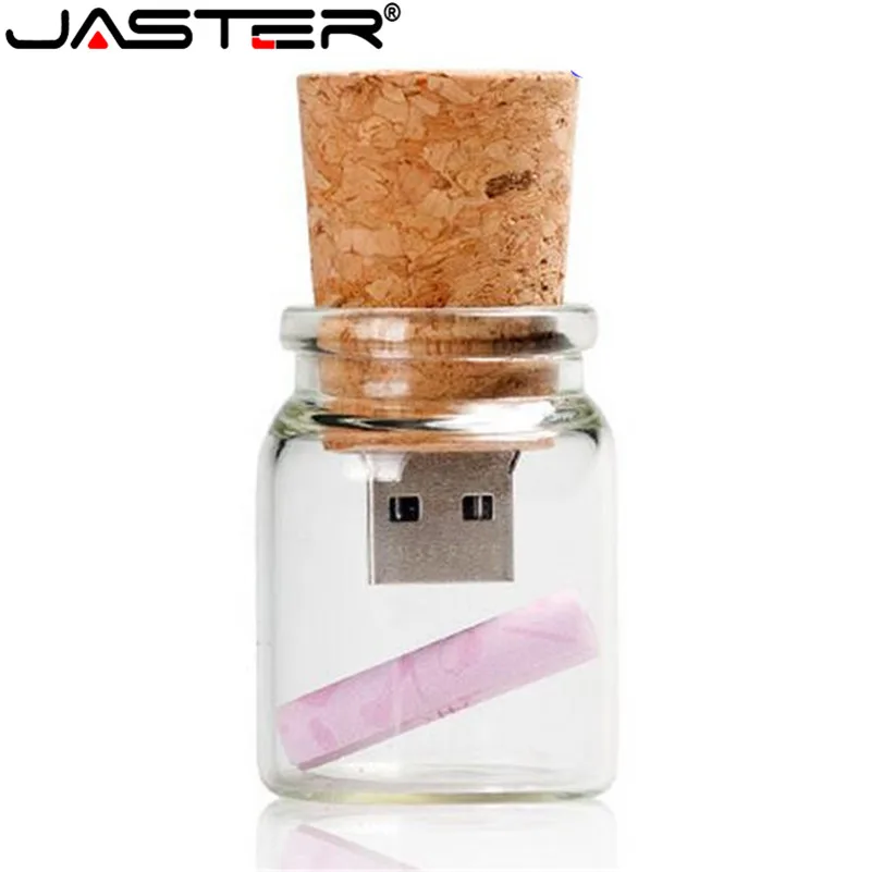 Флеш накопитель JASTER в виде бутылки для дрифта + бумажная коробка 4 Гб флеш USB