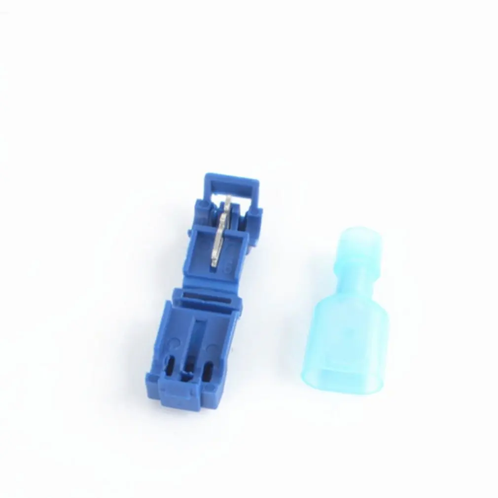 

60Pcs/Pack Pack T-Type Break-Free Quick-Connect Terminal Male Full-Insulation Joint Clamp Set Connector