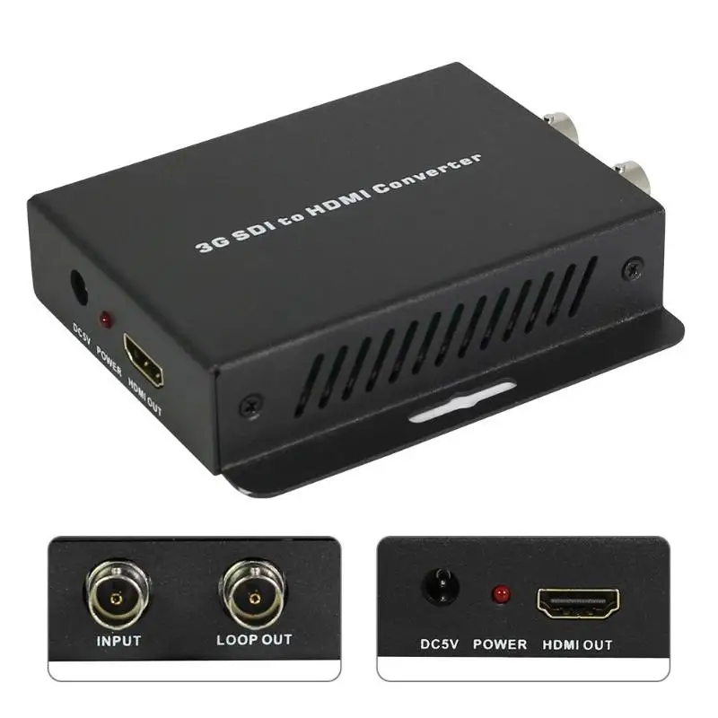 Прочный 3g SDI в HDMI конвертер 3g-sdi HD-SDI адаптер многофункциональный мини полный 1080P 3g SDI в HDMI аудио видео конвертер