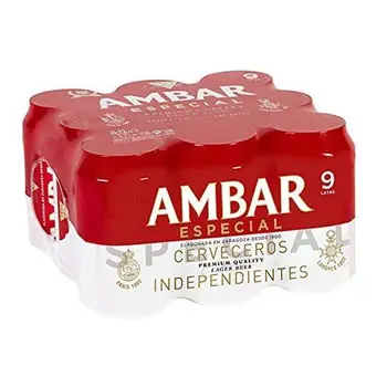 

Ambar Especial Cerveza - Paquete de 9 x 330 ml - Total: 2970 ml