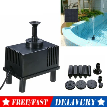 

Solar Powered Fountain Solar Panel Submersible Water Pump Bird Bath Solar Fountain for Pool Pond Garden Decoration Waterfall