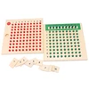 Montessori Wooden Toys Multiplication Board & Unit Division Board with Green Skittles Mathematics Toys Tables of Arithmetic Gift 3