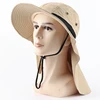 CAMOLAND Summer UPF50+ Sun Hats Women Mens Casual Boonie Hat With Neck Flap Outdoor Long Wide Brim Fishing Breathable Bucket Hat ► Photo 2/6