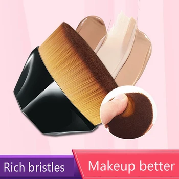

1Pcs High Density Multifunction Mini Six Corners Make Up Brushes Liquid Foundation Makeup Brushes Maange Pinceis De Maquiagem