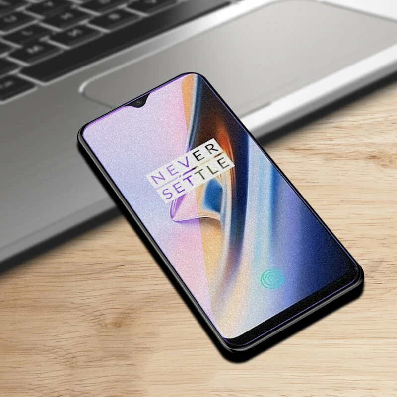 Анти-синее матовое закаленное стекло для OnePlus 7 6T 6 5T 5 анти-синее Защитное стекло для экрана One Plus 7 6T 6 5T 5 полное покрытие матовое стекло